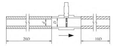流量计安装示意图